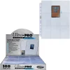 Pack 100 Feuilles Ultra PRO Silver - Protection Premium pour Cartes à Collectionner