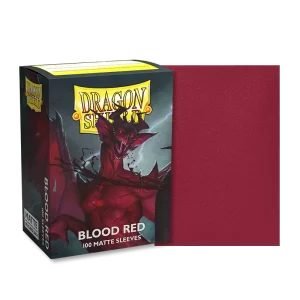 Sleeves dragon shield blood Red