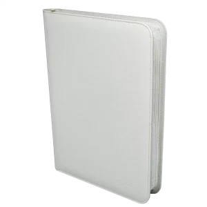 Ultra Pro - Vivid 9-Pocket Zippered PRO-Binder: White