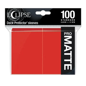 sleeves ultra pro rouge matte