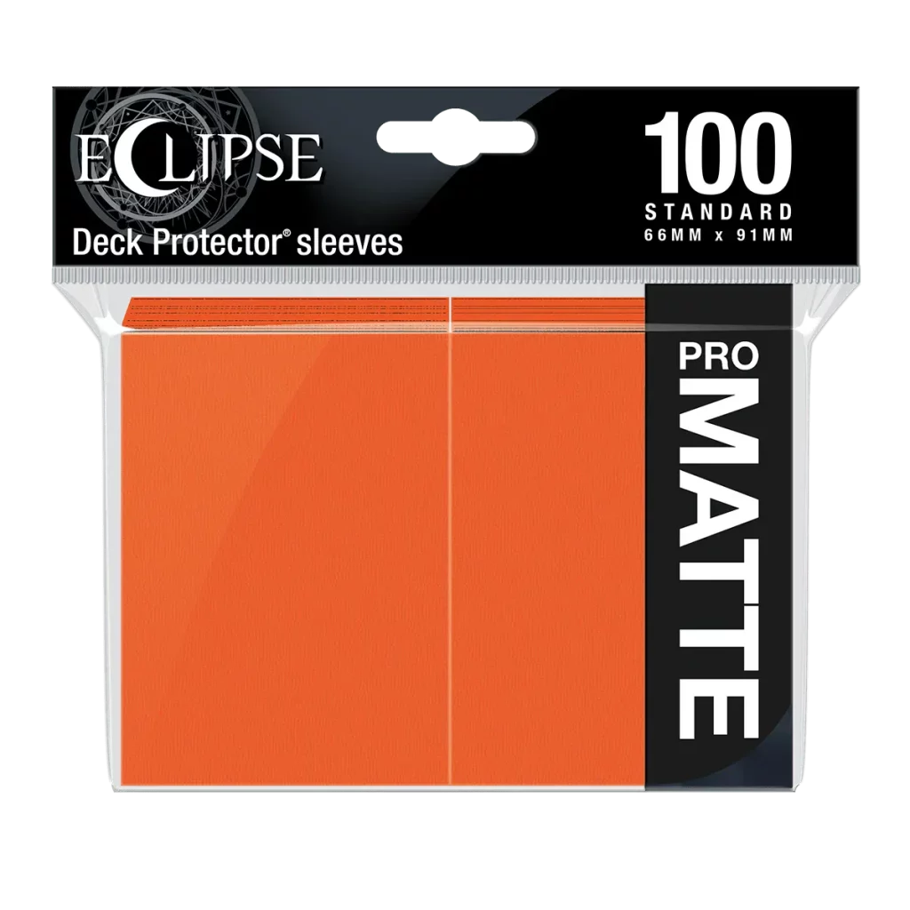 199415-UP15619B_1920x1920 Sleeves Eclipse Matte Pumpkin Orange - 100 - Ultra Pro | MizouTCG