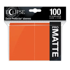 sleeves ultra pro orange matte