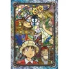 Ghibli - Puzzle effet vitrail "Horloge de Chikyuya"