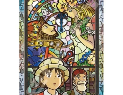 Ghibli – Puzzle effet vitrail « Horloge de Chikyuya »