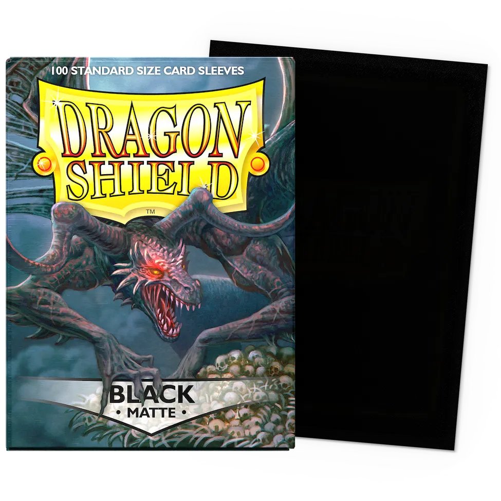 100-pochettes-matte-format-standard-black-dragon-shield