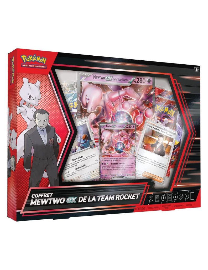 pokemon-coffret-ex-juin-2025 Coffret Mewtwo ex Team Rocket - FR - Pokémon - Tin Box | MizouTCG