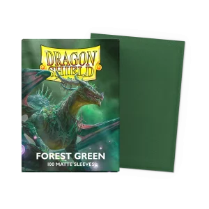 Dragon shield - sleeves - Forest green