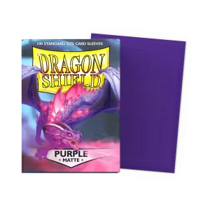 dragon shield – sleeves – purple