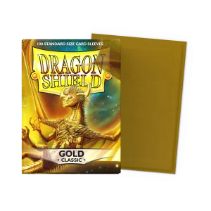 dragon shield – sleeves – gold