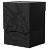 Product image for #10635 Deck Box Deck Shell Shadow Black - Dragon Shield | MizouTCG