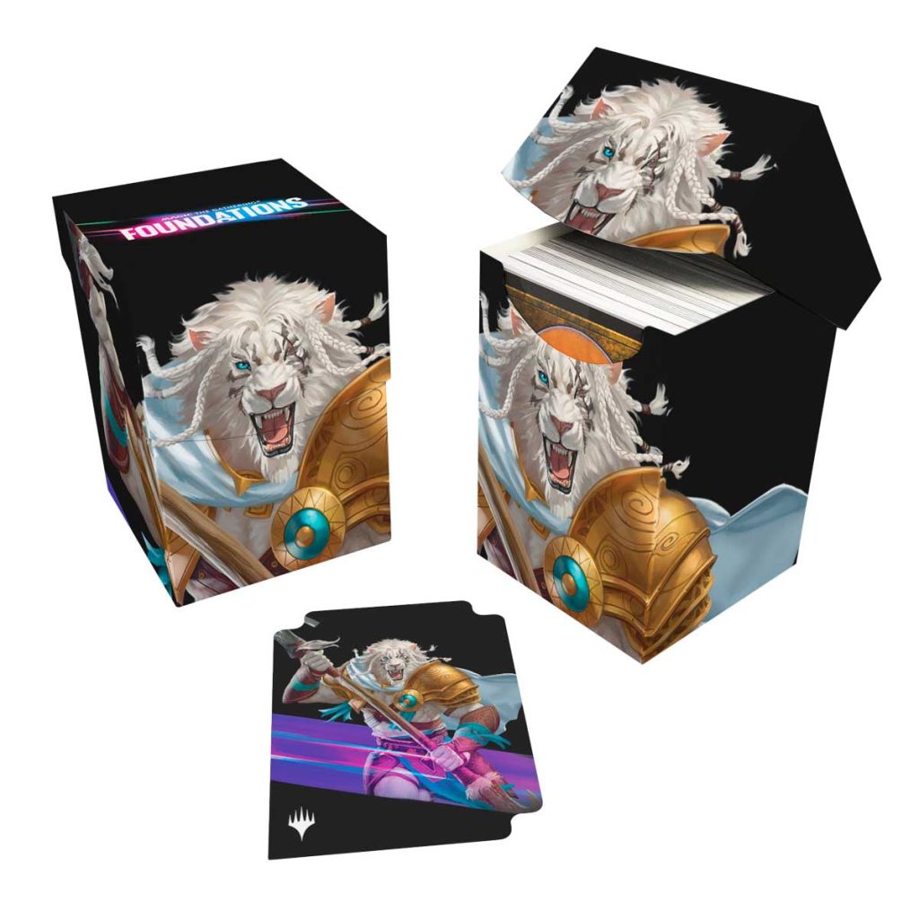 Deck Box Foundations Ajani 100+ Light - Ultra Pro - Vue 2 | MizouTCG