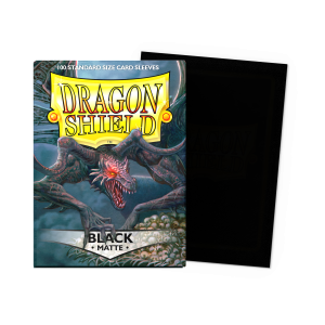 Sleeves Dragon Shield Matte Black - 100 - Dragon Shield