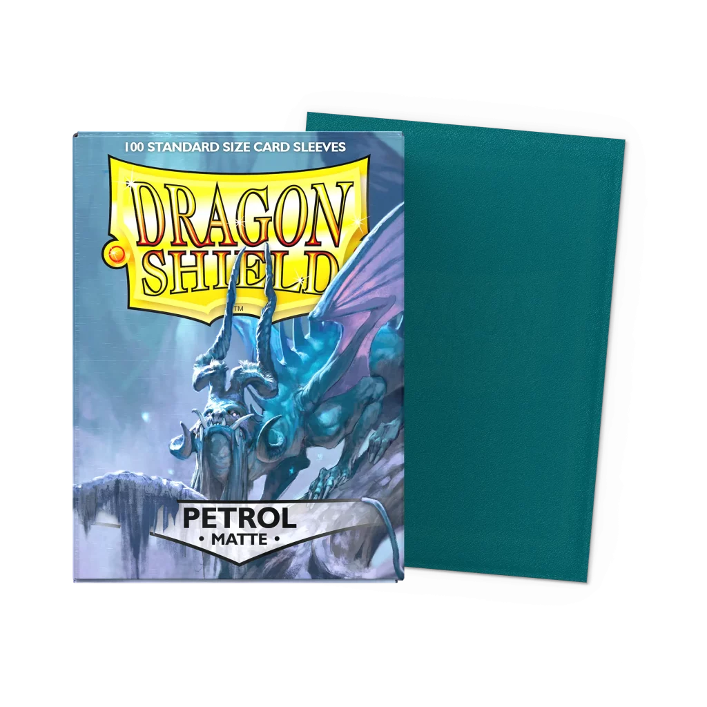 Sleeves Dragon Shield Petrol Matte - 100 - Dragon Shield | MizouTCG