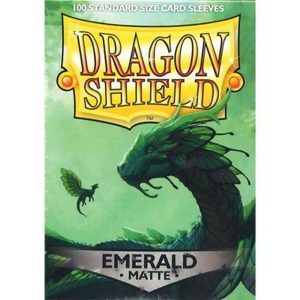 Sleeves Dragon Shield Emerald Matte - 100 - Dragon Shield