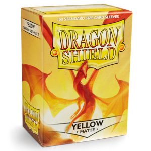 Sleeves Dragon Shield Yellow Matte - 100 - Dragon Shield
