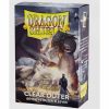 Product image for #10717 Sleeves Dragon Shield Clear Matte Outer - 100 - Dragon Shield | MizouTCG