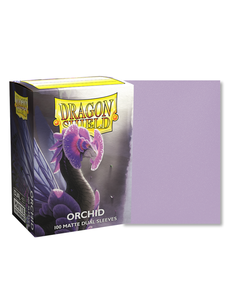 Product image for #10721 Sleeves Dragon Shield Orchid Matte Dual - 100 - Dragon Shield | MizouTCG