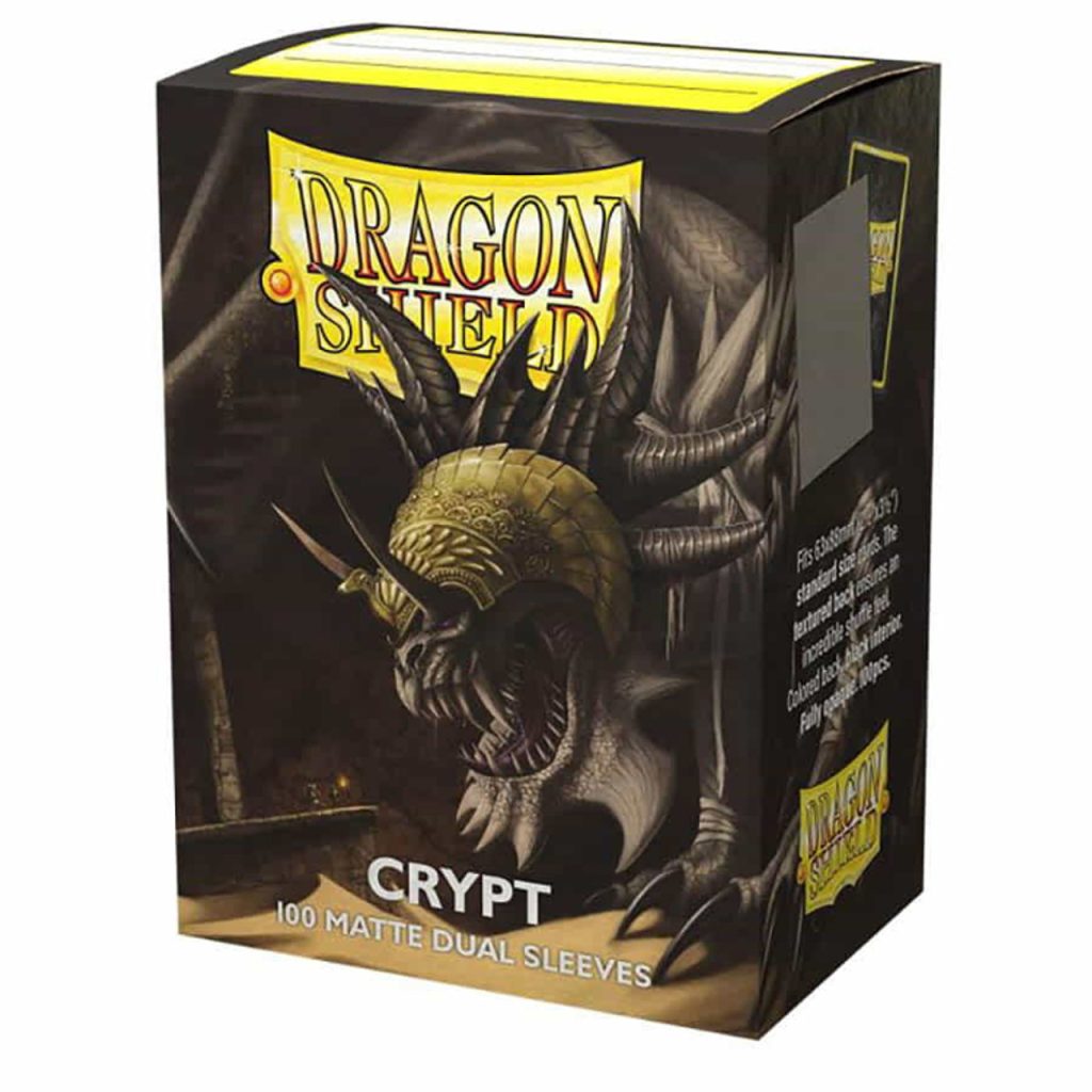 Product image for #10723 Sleeves Dragon Shield Crypt Matte Dual - 100 - Dragon Shield | MizouTCG