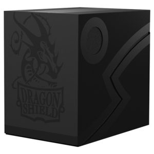 Deck Box Double Shell Shadow Black - Dragon Shield