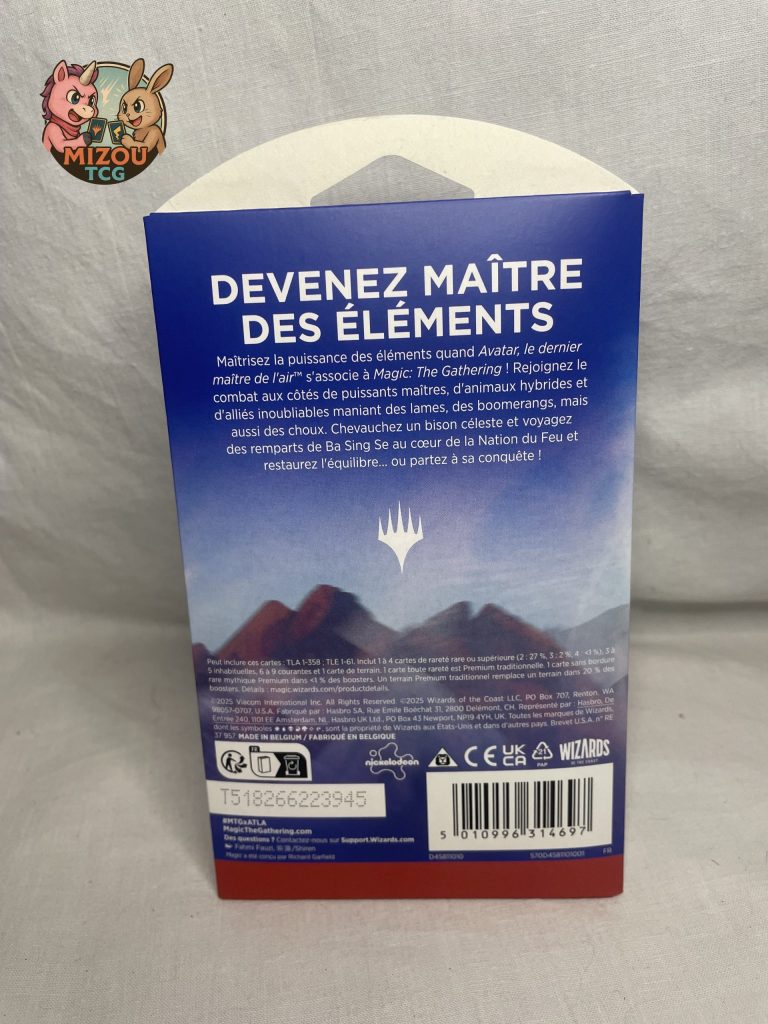 Booster sleeved Avatar Le Dernier Maître de l'Air - FR - Magic - Vue 2 - Booster à l'unité | MizouTCG