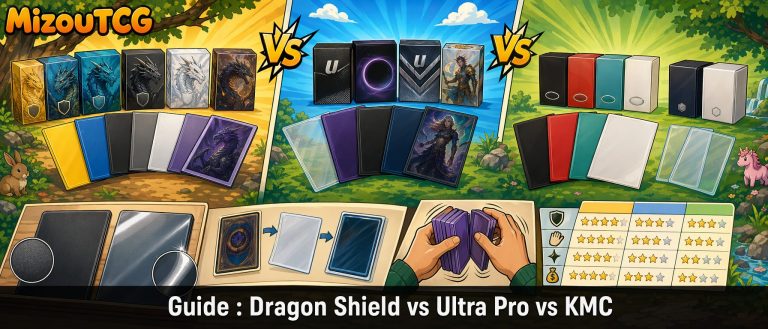 Dragon Shield vs Ultra Pro vs KMC : Comparatif Sleeves