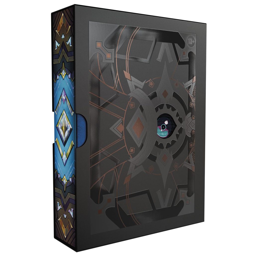 Codex Bundle Secrets of Strixhaven en version anglaise — coffret noir avec design codex et œil mystique central