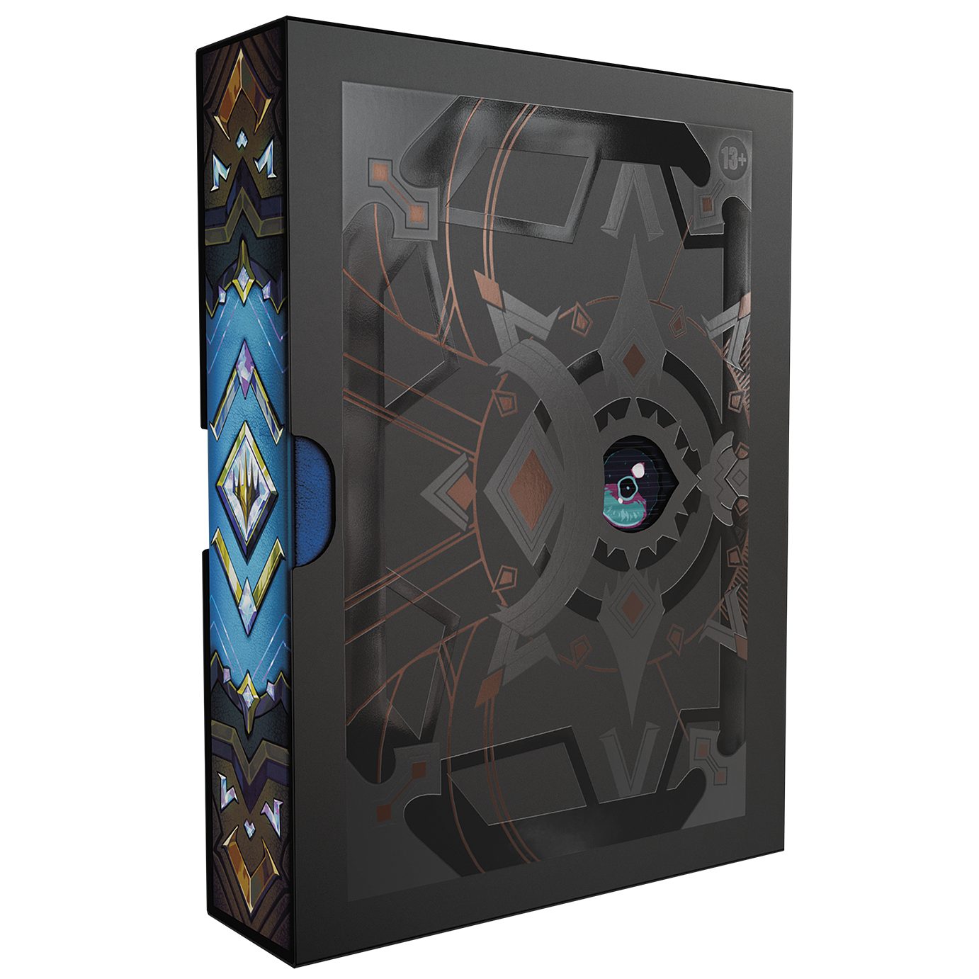 Codex Bundle Secrets of Strixhaven en version anglaise — coffret noir avec design codex et œil mystique central