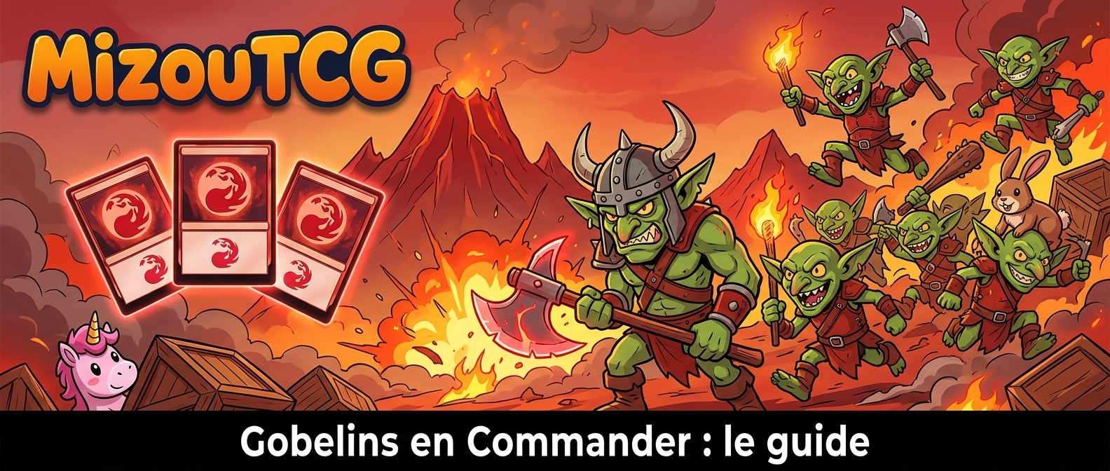 Bannière illustrative actualité MizouTCG : Gobelins en Commander : guide des commandants et cartes clés