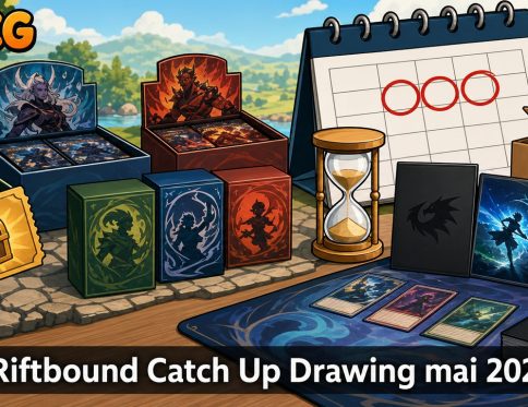 Bannière illustrative actualité MizouTCG : Riftbound Catch Up Drawing mai 2026 : Origins, Spiritforged, Unleashed
