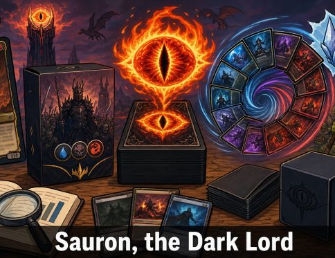 Bannière illustrative actualité MizouTCG : Sauron, the Dark Lord : relancer son précon Commander en 2026