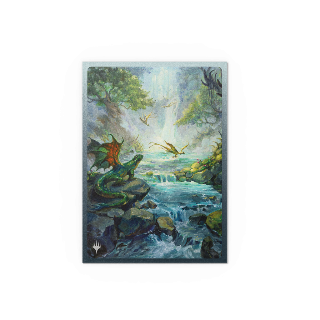Sleeves Dragon Shield Misty Rainforest Landfall - Artwork