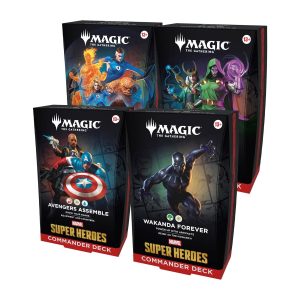 Pack 4 Deck Commander Marvel Super Heroes - Magic The Gathering