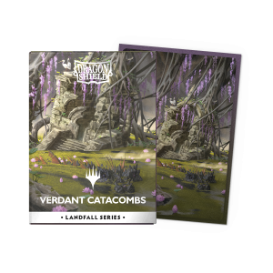 Sleeves Dragon Shield Verdant Catacombs Landfall Matte Dual Art – 100 – Magic The Gathering