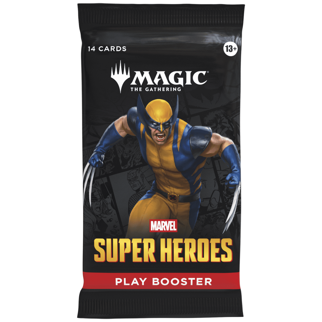 Play Booster Marvel Super Heroes, paquet de 14 cartes, version anglaise - Magic The Gathering