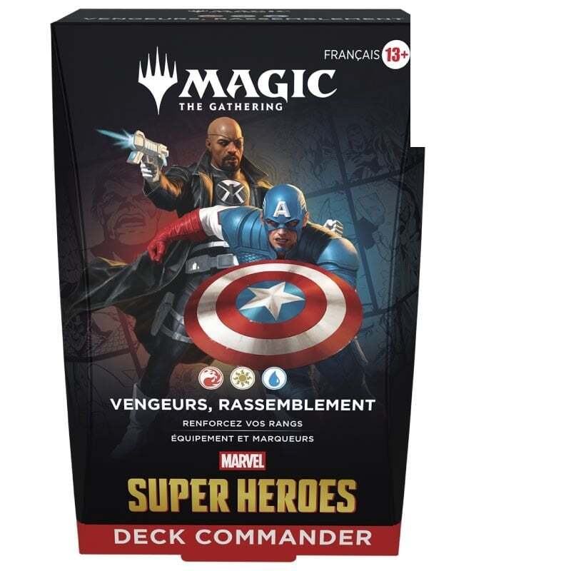 Deck Realizar el pedido Vengeurs, rassemblement Marvel Super Heroes FR Deck Realizar el pedido Vengeurs, rassemblement - Marvel Super Heroes - boîte française - Magic The Gathering