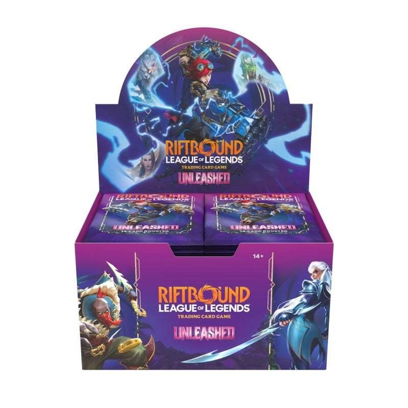 Display Riftbound Déchaînement 24 boosters - League of Legends TCG Display Riftbound Déchaînement 24 boosters - League of Legends TCG