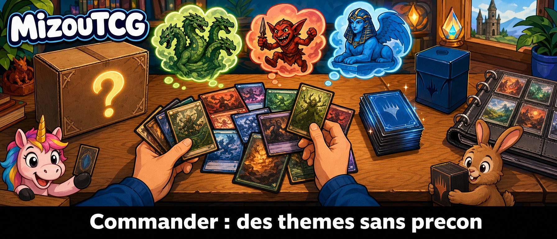 Bannière illustrative actualité MizouTCG : Commander : ces thèmes attendent toujours leur précon