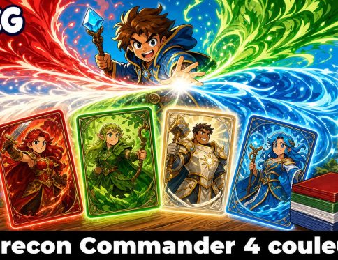 Bannière illustrative actualité MizouTCG : The Fantastic Four : le précon Commander 4 couleurs de Marvel