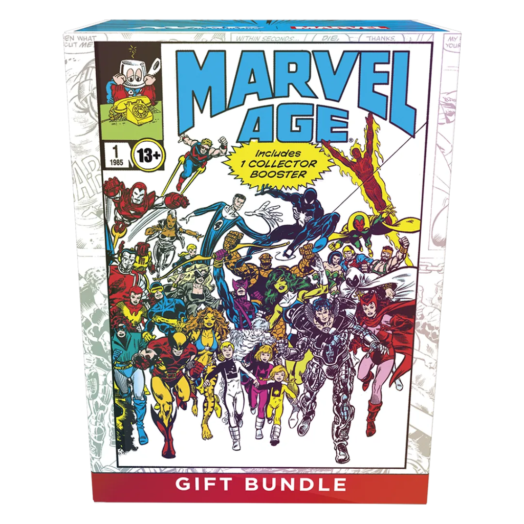 gift-bundle-marvel-super-heroes-anglais Gift Bundle Marvel Super Heroes edition anglaise, coffret Magic The Gathering avec Booster Collector et carte promo Daredevil