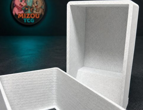 Détails de la base et du support smartphone du Card Slinger MizouTCG