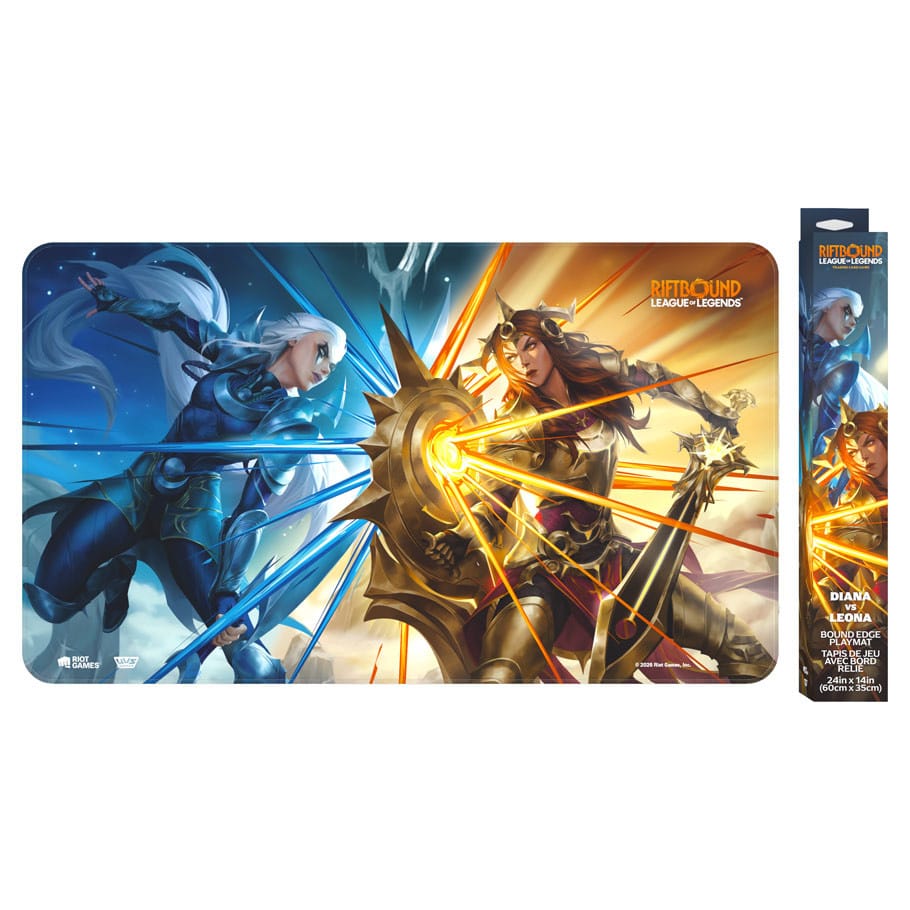 Tapis de jeu Riftbound Vendetta Diana vs Leona
