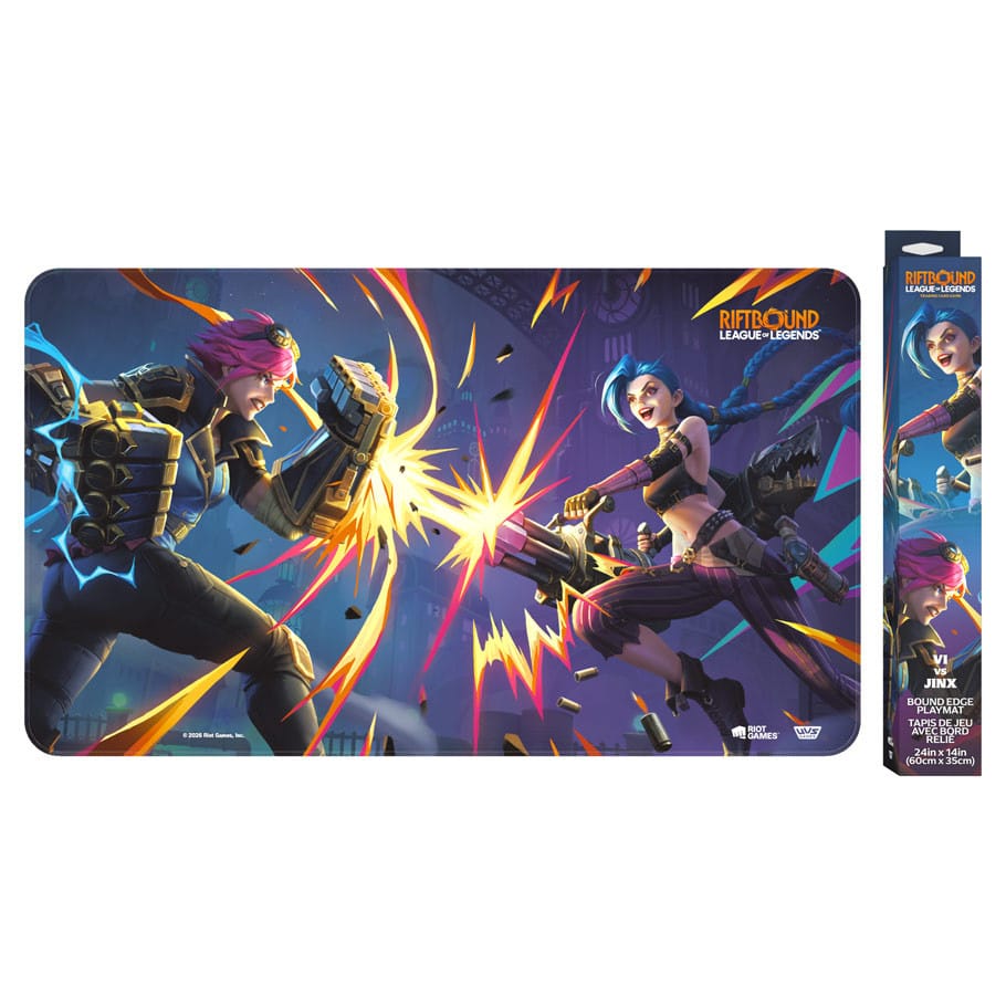 Tapis de jeu Riftbound Vendetta Vi vs Jinx